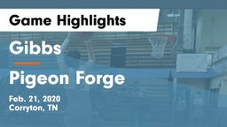 Gibbs  vs Pigeon Forge  Game Highlights - Feb. 21, 2020