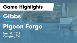 Gibbs  vs Pigeon Forge  Game Highlights - Jan. 12, 2021