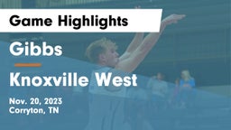 Gibbs  vs Knoxville West  Game Highlights - Nov. 20, 2023