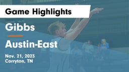 Gibbs  vs Austin-East  Game Highlights - Nov. 21, 2023