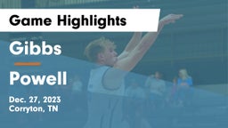 Gibbs  vs Powell  Game Highlights - Dec. 27, 2023