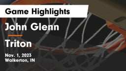 John Glenn  vs Triton  Game Highlights - Nov. 1, 2023