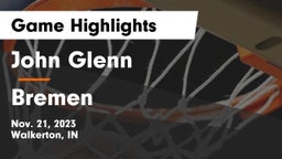 John Glenn  vs Bremen  Game Highlights - Nov. 21, 2023