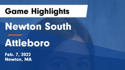 Newton South  vs Attleboro  Game Highlights - Feb. 7, 2022