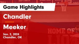Chandler  vs Meeker  Game Highlights - Jan. 2, 2024