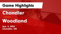 Chandler  vs Woodland  Game Highlights - Jan. 4, 2024