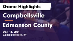Campbellsville  vs Edmonson County  Game Highlights - Dec. 11, 2021