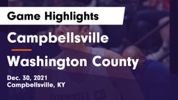Campbellsville  vs Washington County  Game Highlights - Dec. 30, 2021