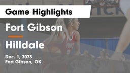 Fort Gibson  vs Hilldale  Game Highlights - Dec. 1, 2023
