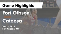 Fort Gibson  vs Catoosa  Game Highlights - Jan. 9, 2024