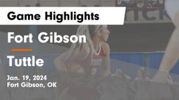 Fort Gibson  vs Tuttle  Game Highlights - Jan. 19, 2024