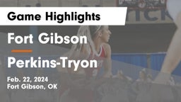 Fort Gibson  vs Perkins-Tryon  Game Highlights - Feb. 22, 2024