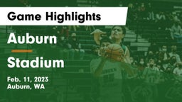 Auburn  vs Stadium Game Highlights - Feb. 11, 2023