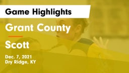 Grant County  vs Scott  Game Highlights - Dec. 7, 2021