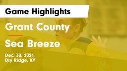 Grant County  vs Sea Breeze Game Highlights - Dec. 30, 2021