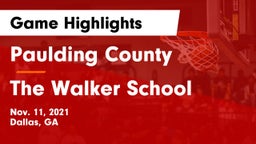 Paulding County  vs The Walker School Game Highlights - Nov. 11, 2021