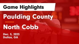 Paulding County  vs North Cobb  Game Highlights - Dec. 5, 2023