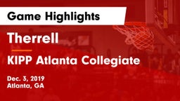 Therrell  vs KIPP Atlanta Collegiate Game Highlights - Dec. 3, 2019