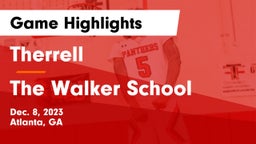 Therrell  vs The Walker School Game Highlights - Dec. 8, 2023