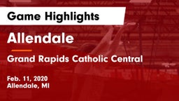 Allendale  vs Grand Rapids Catholic Central  Game Highlights - Feb. 11, 2020