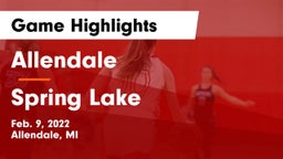 Allendale  vs Spring Lake  Game Highlights - Feb. 9, 2022