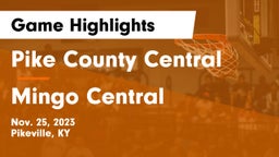 Pike County Central  vs Mingo Central  Game Highlights - Nov. 25, 2023