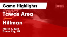 Tawas Area  vs Hillman  Game Highlights - March 1, 2022