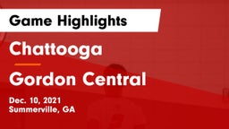 Chattooga  vs Gordon Central   Game Highlights - Dec. 10, 2021