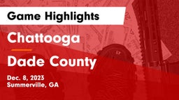 Chattooga  vs Dade County  Game Highlights - Dec. 8, 2023