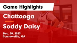 Chattooga  vs Soddy Daisy  Game Highlights - Dec. 20, 2023