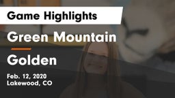 Green Mountain  vs Golden  Game Highlights - Feb. 12, 2020