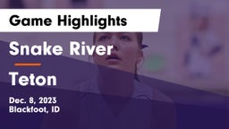 Snake River  vs Teton  Game Highlights - Dec. 8, 2023