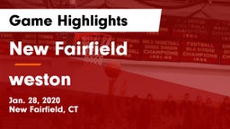 New Fairfield  vs weston Game Highlights - Jan. 28, 2020