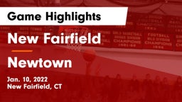 New Fairfield  vs Newtown  Game Highlights - Jan. 10, 2022