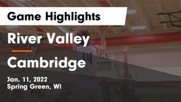 River Valley  vs Cambridge  Game Highlights - Jan. 11, 2022