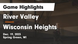 River Valley  vs Wisconsin Heights  Game Highlights - Dec. 19, 2023