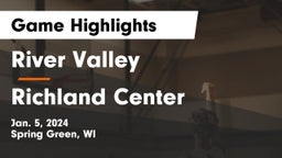 River Valley  vs Richland Center  Game Highlights - Jan. 5, 2024