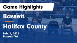 Bassett  vs Halifax County  Game Highlights - Feb. 4, 2022