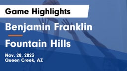 Benjamin Franklin  vs Fountain Hills  Game Highlights - Nov. 28, 2023