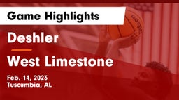 Deshler  vs West Limestone  Game Highlights - Feb. 14, 2023