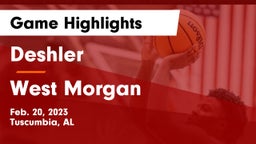 Deshler  vs West Morgan Game Highlights - Feb. 20, 2023