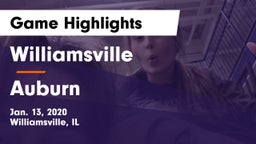 Williamsville  vs Auburn  Game Highlights - Jan. 13, 2020