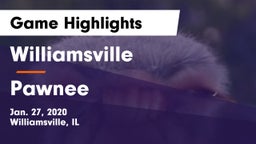 Williamsville  vs Pawnee  Game Highlights - Jan. 27, 2020