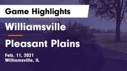 Williamsville  vs Pleasant Plains Game Highlights - Feb. 11, 2021