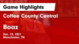 Coffee County Central  vs Boaz  Game Highlights - Dec. 22, 2021