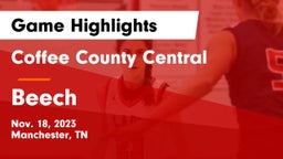 Coffee County Central  vs Beech  Game Highlights - Nov. 18, 2023