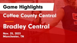 Coffee County Central  vs Bradley Central  Game Highlights - Nov. 25, 2023