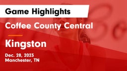 Coffee County Central  vs Kingston Game Highlights - Dec. 28, 2023