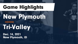 New Plymouth  vs Tri-Valley Game Highlights - Dec. 14, 2021