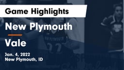 New Plymouth  vs Vale  Game Highlights - Jan. 4, 2022